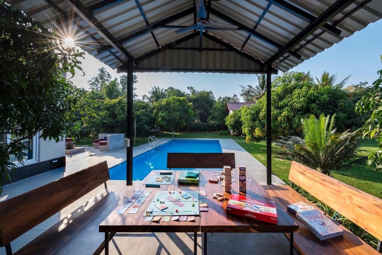 Saffronstays Casa Manga, Karjat - Pet-Friendly Pool Villa Near Nd'S Film World And Saltt Εξωτερικό φωτογραφία